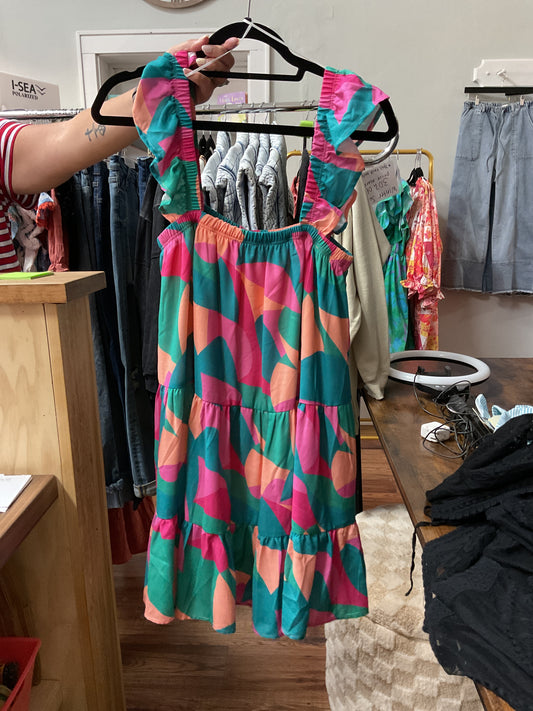 Pink/Teal Babydoll