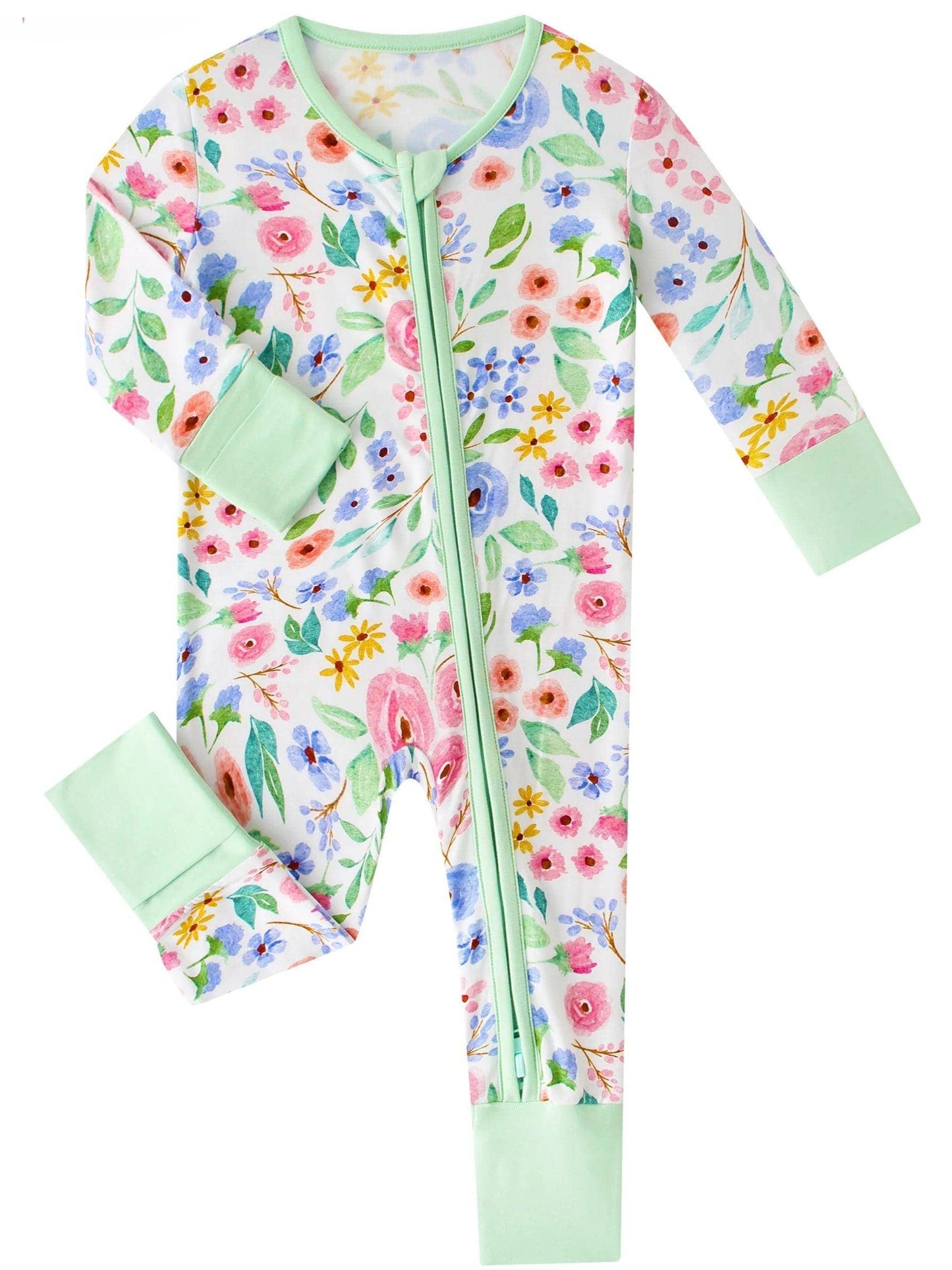 Ditsy Floral Bamboo Zippy