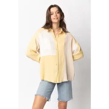 Yellow Button Down