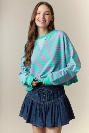 Jade/Purple Sweatshirt