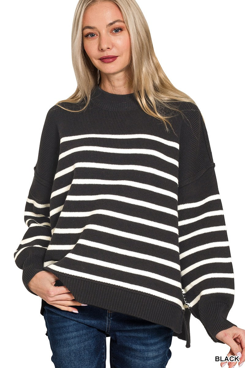 Striped OverS Sweater