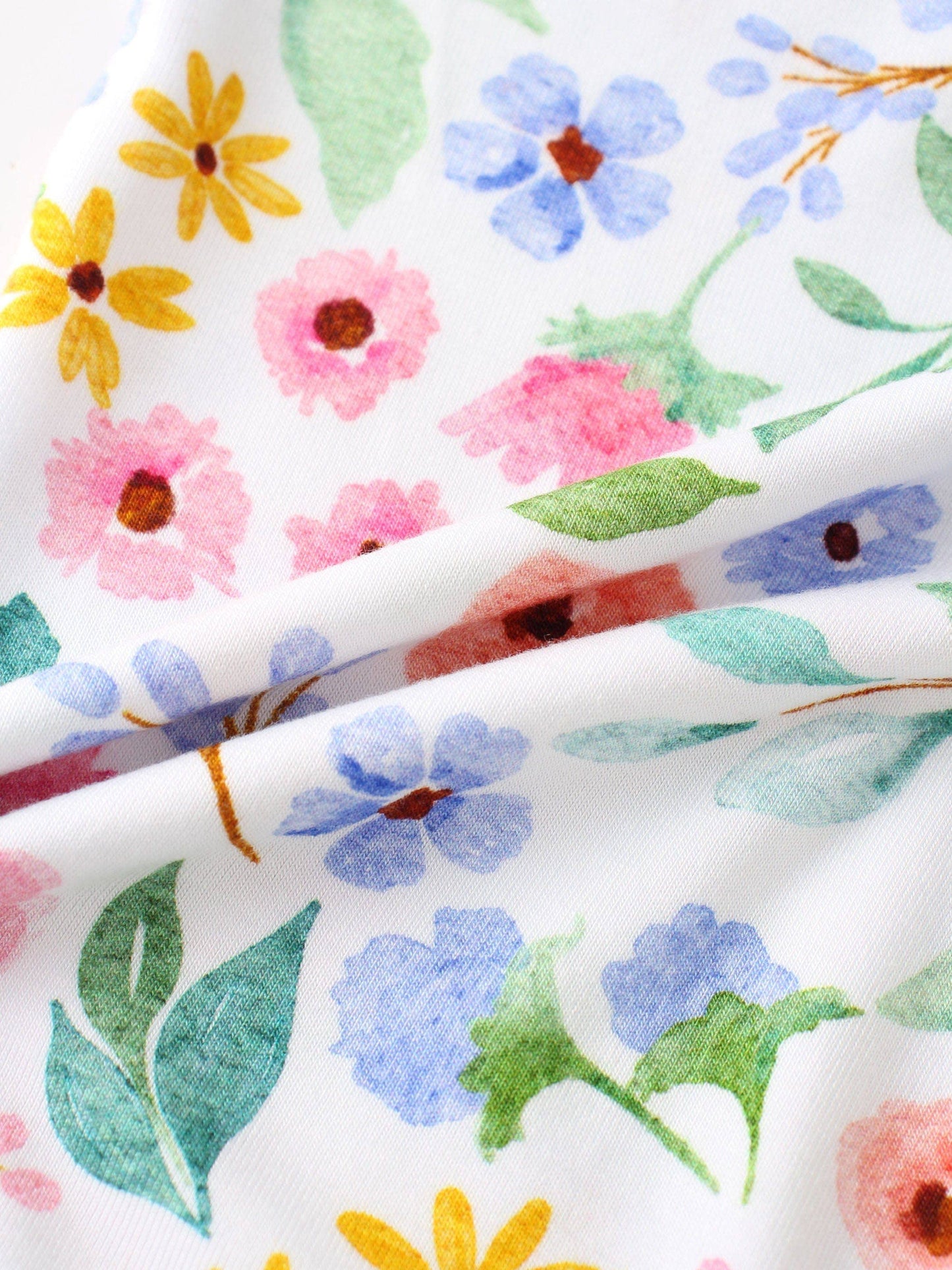 Ditsy Floral Bamboo Zippy
