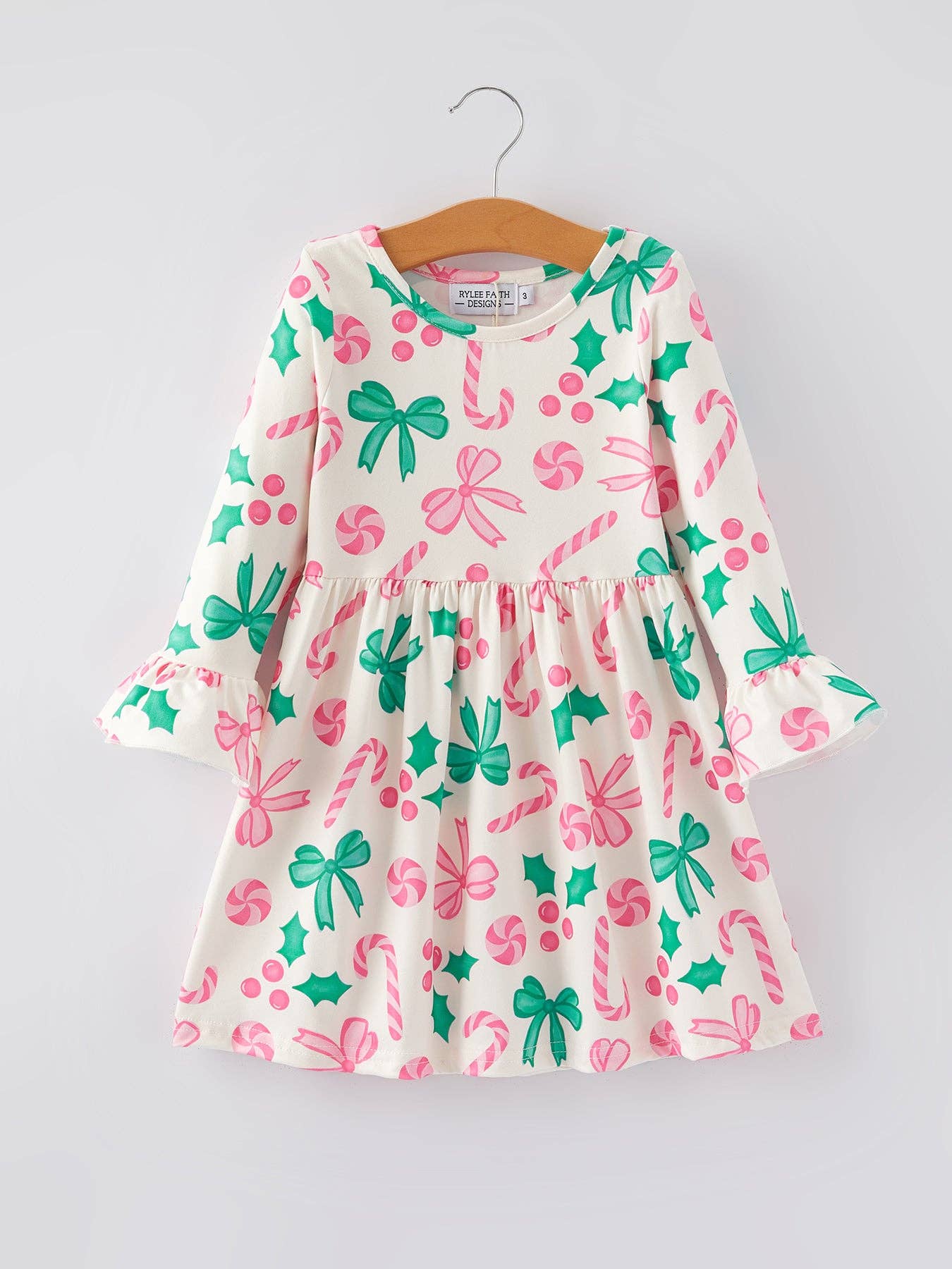Christmas Candy Bow Dress