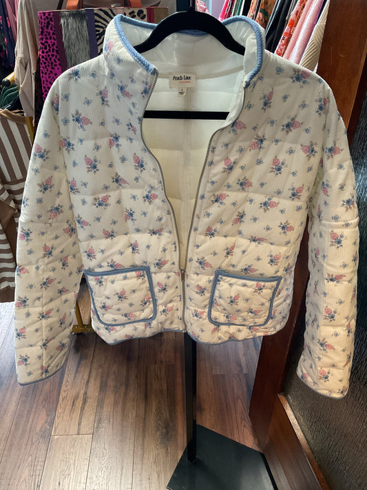 Quilted Floral Jacket