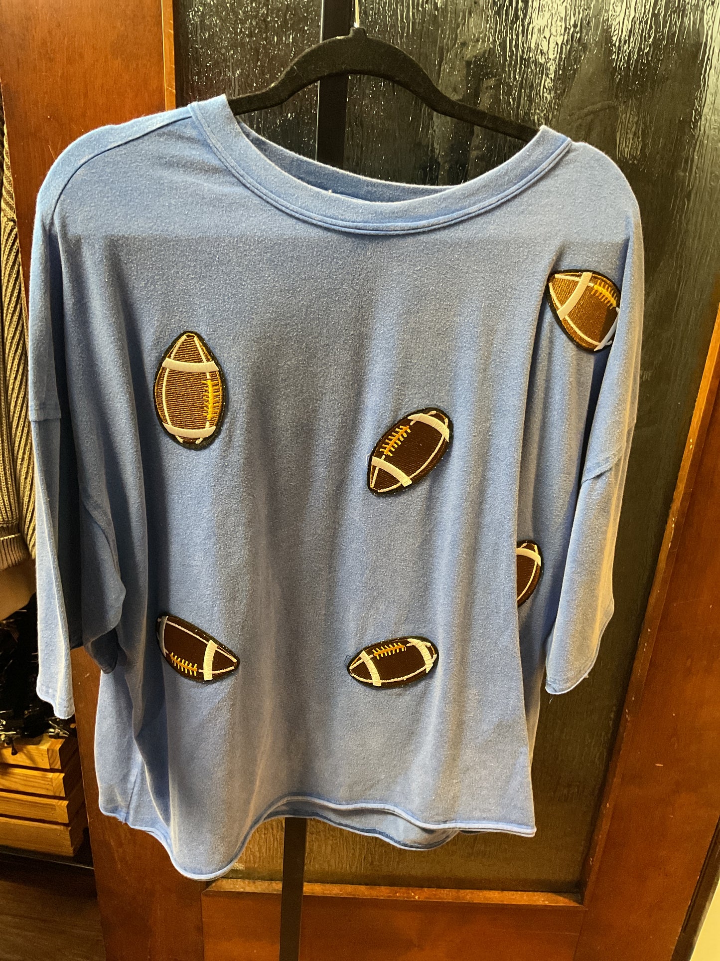 Royal FBall Patch Tee
