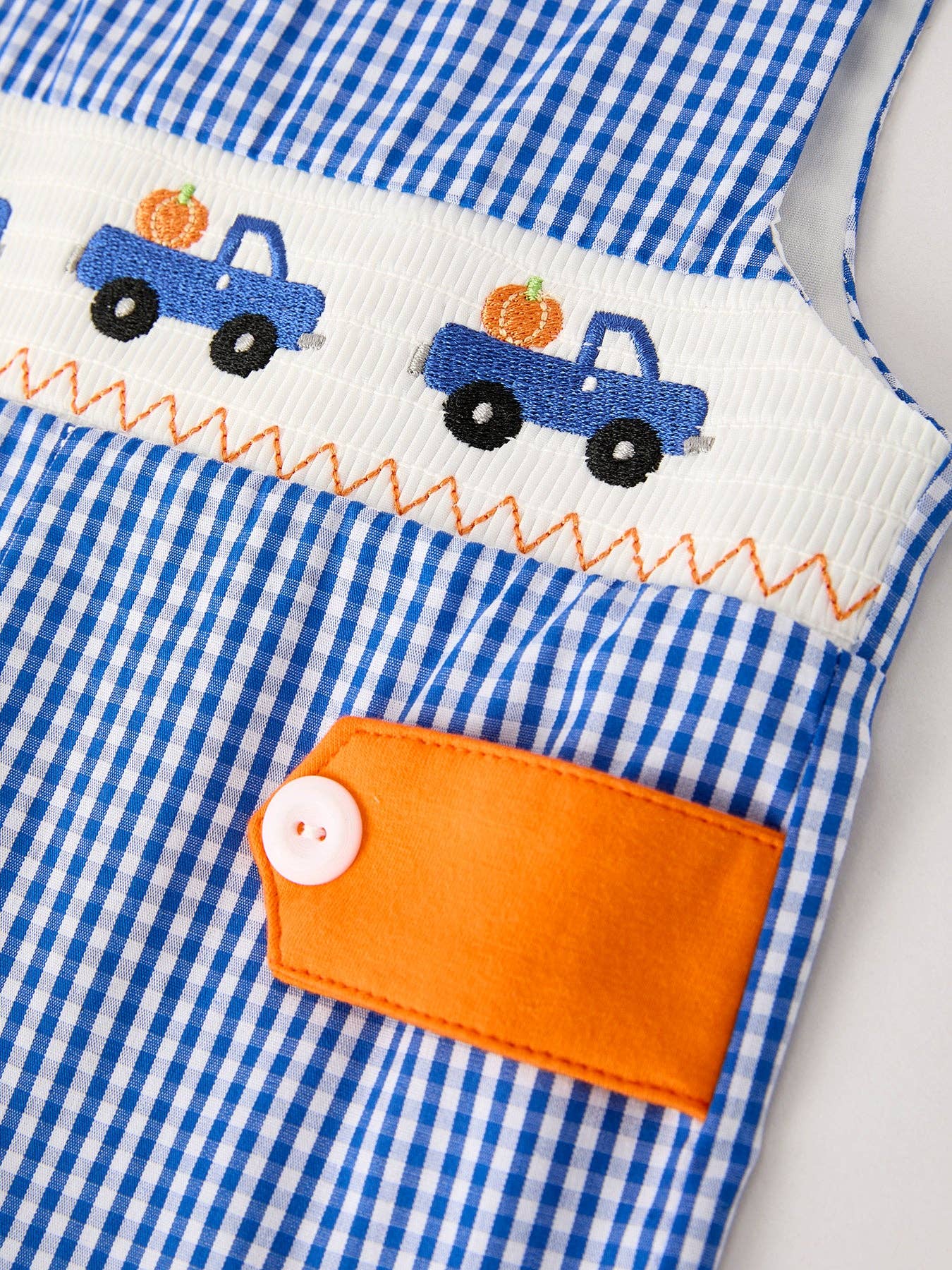 Truck Baby Boy Romper