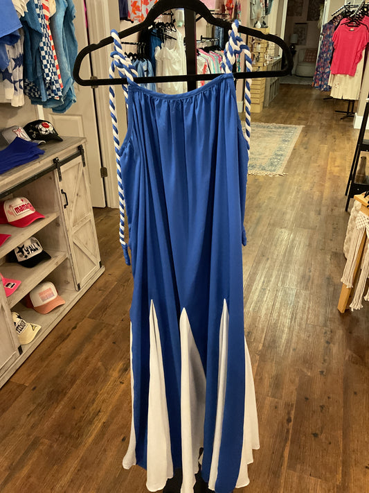 Blu/White Dress