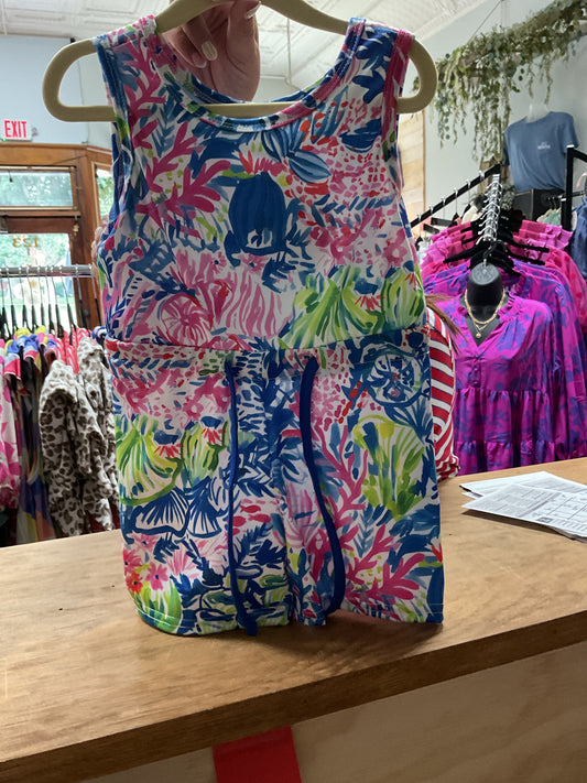 Blue Lilly Romper