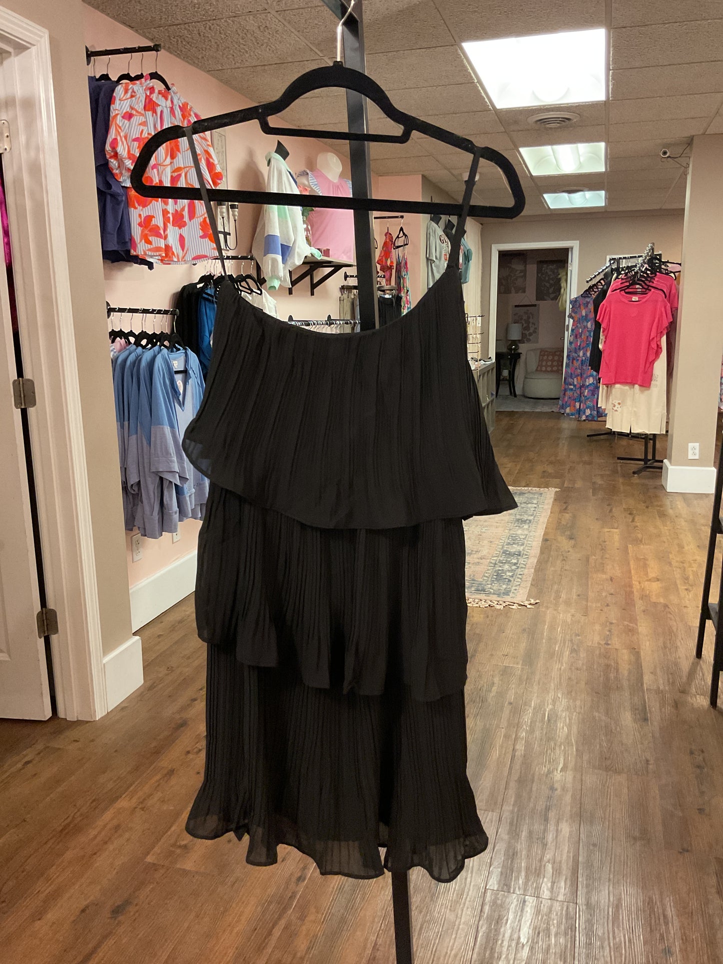 1 Shoulder Blk Dress