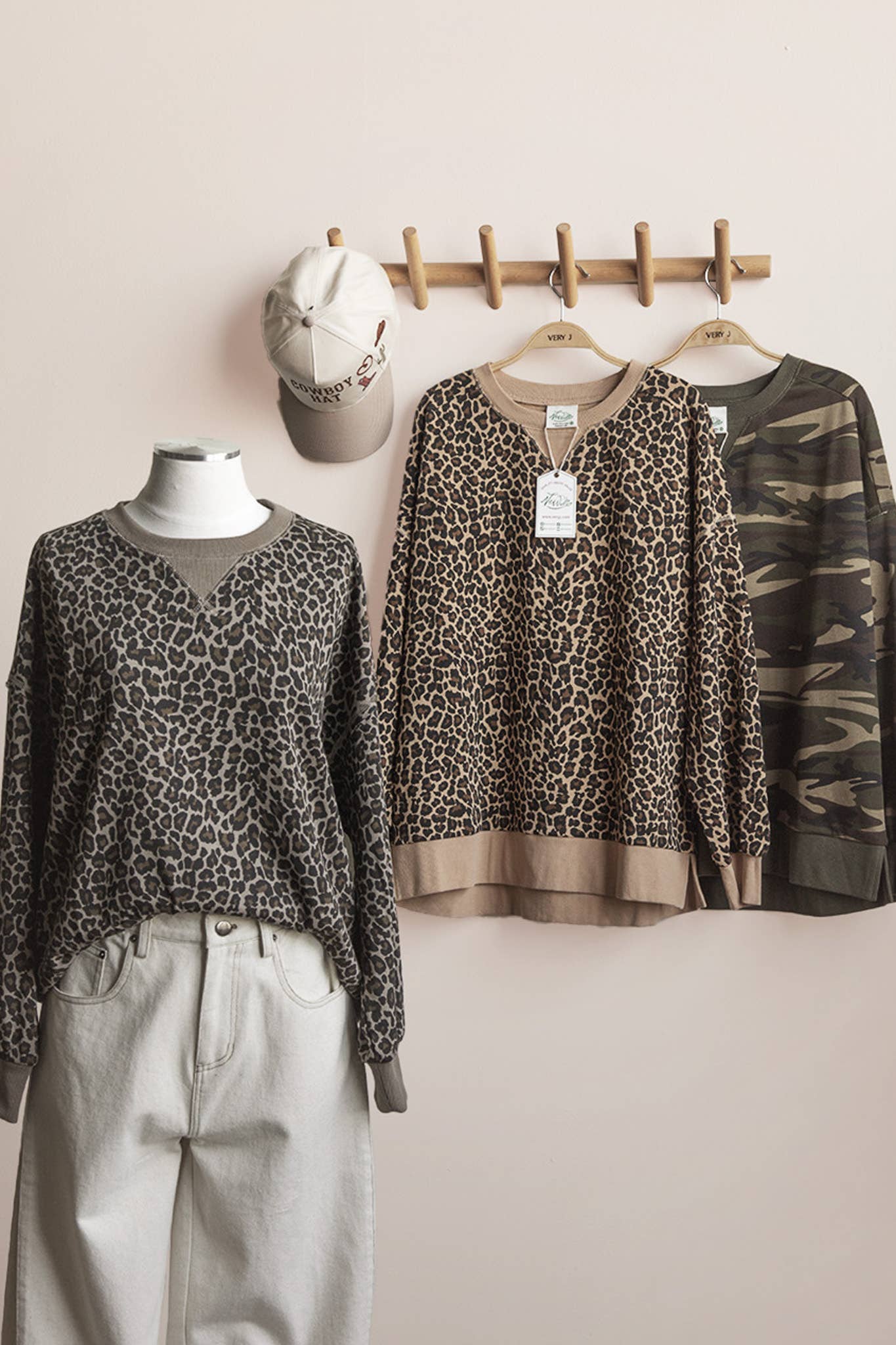 Leopard Knit Top