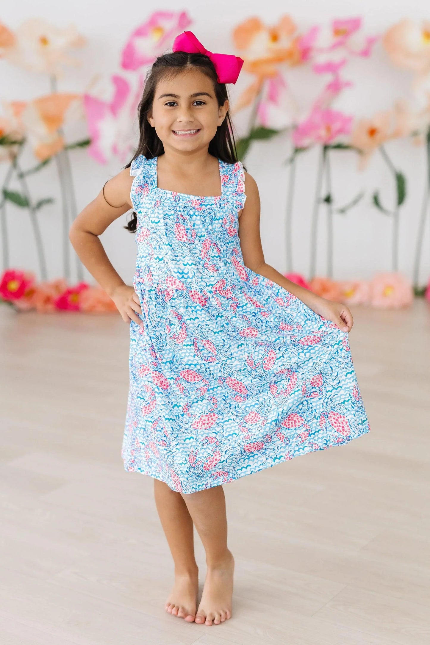 Crab Ruffle Dress