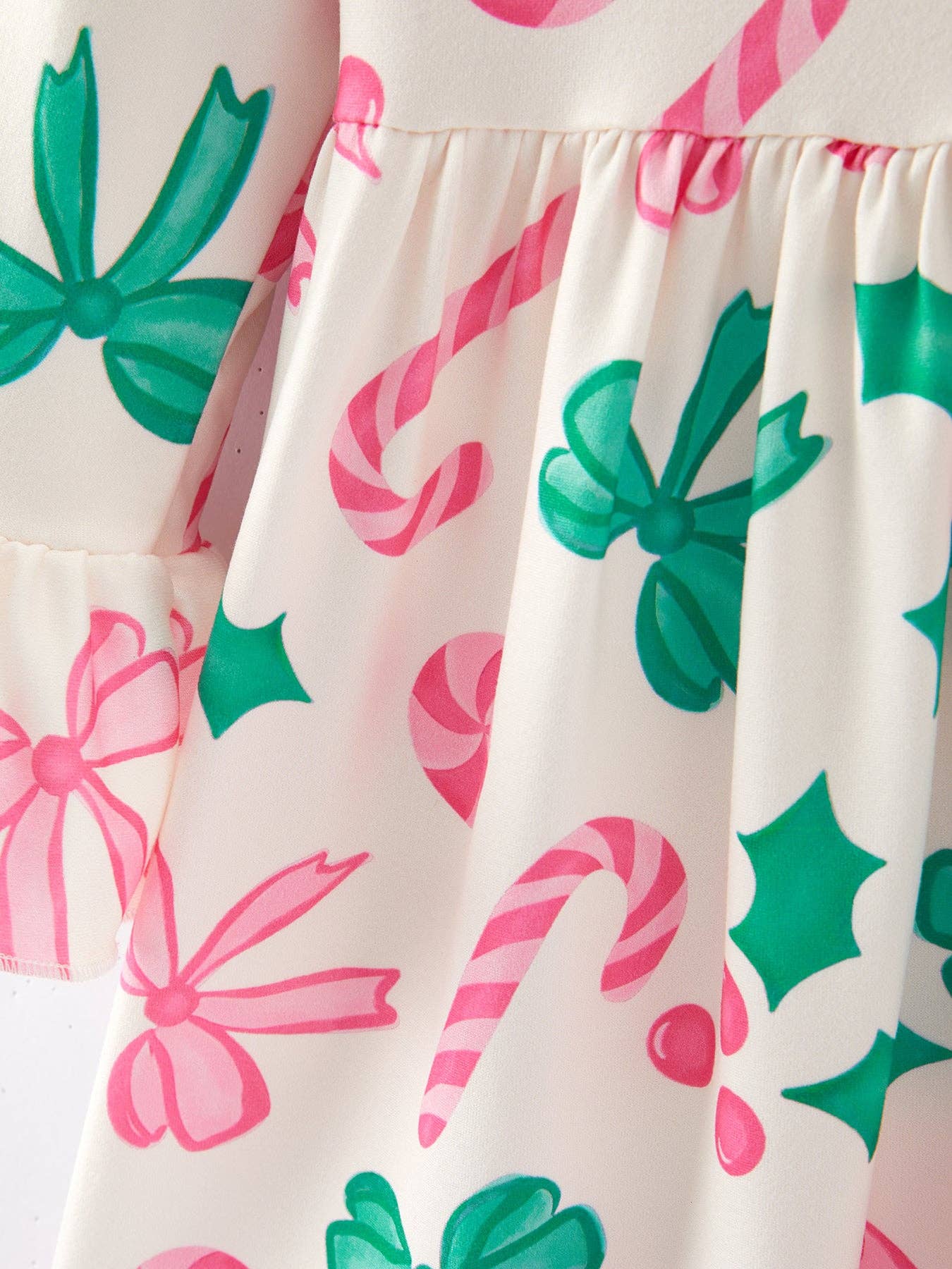 Christmas Candy Bow Dress