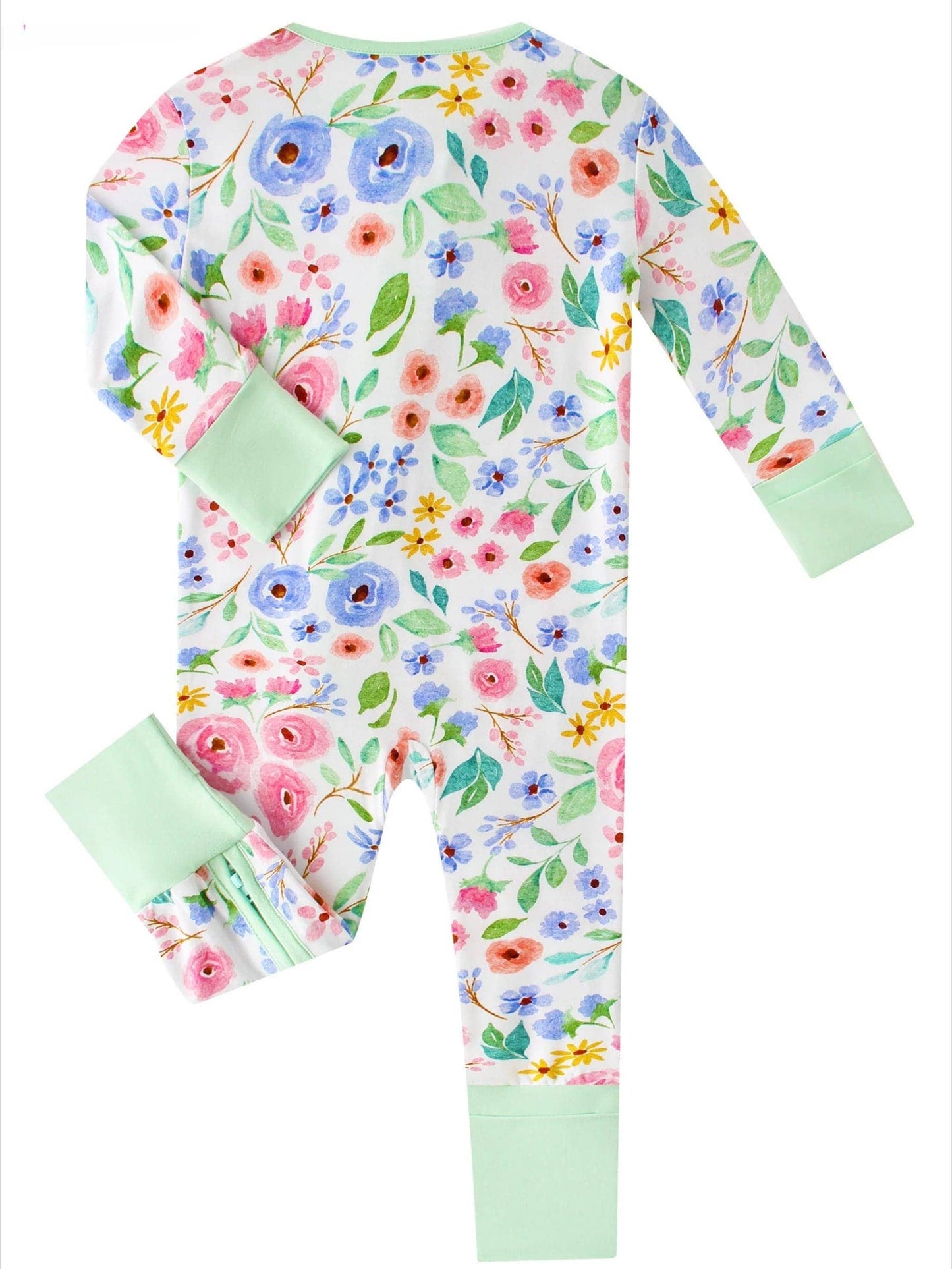 Ditsy Floral Bamboo Zippy