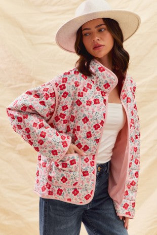 Floral Quilted Jacket