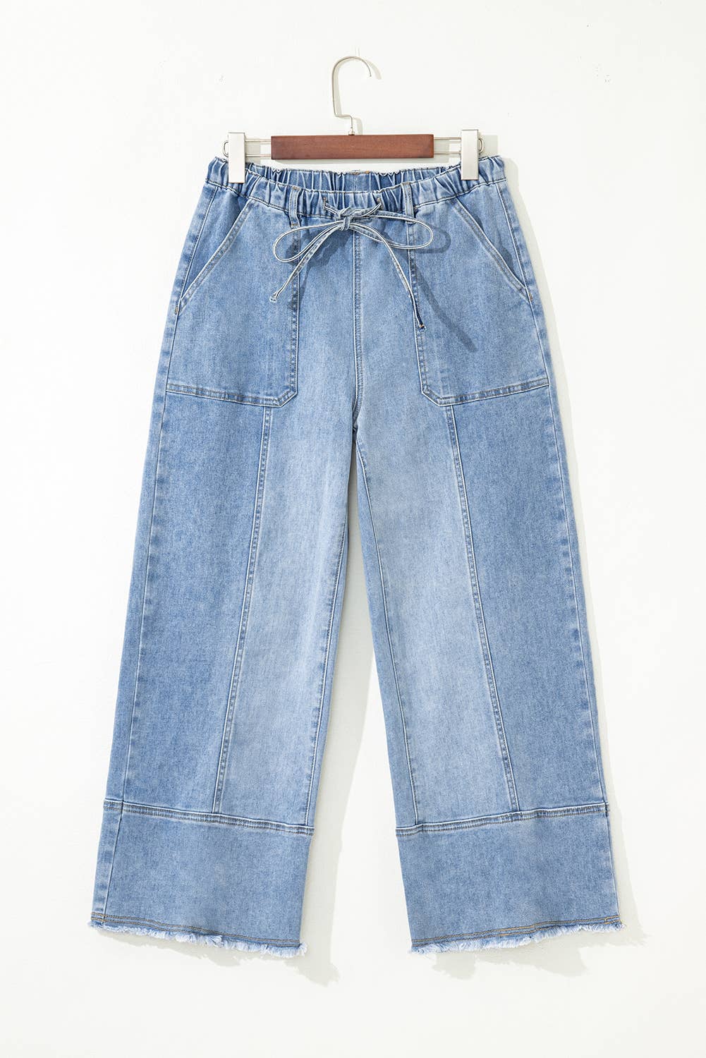Drawstring Wide Leg Pants