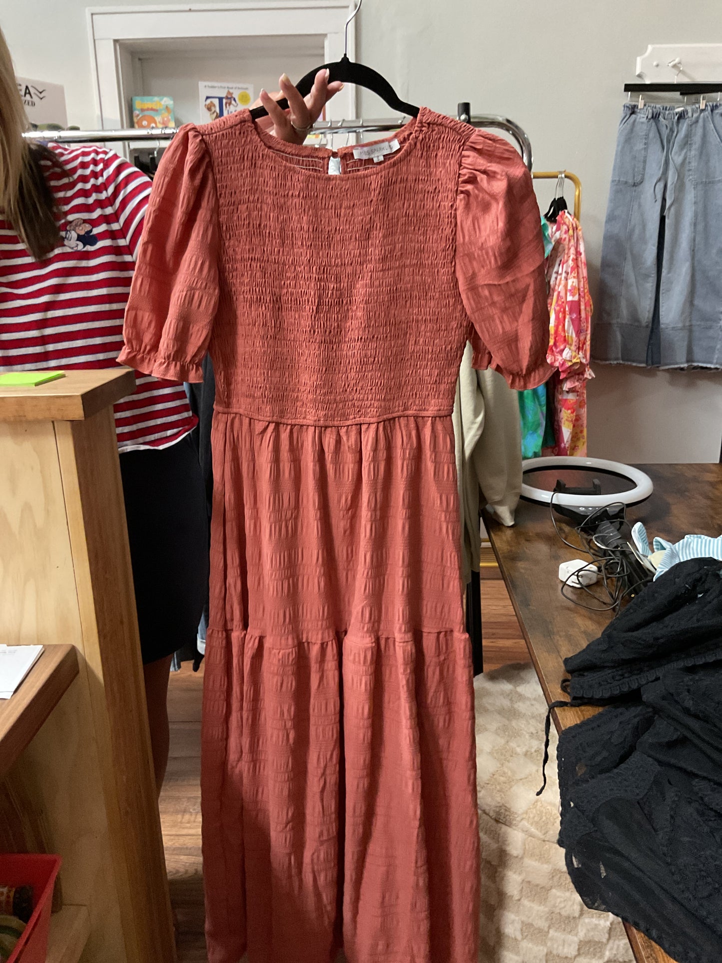 Smock Midi Dress