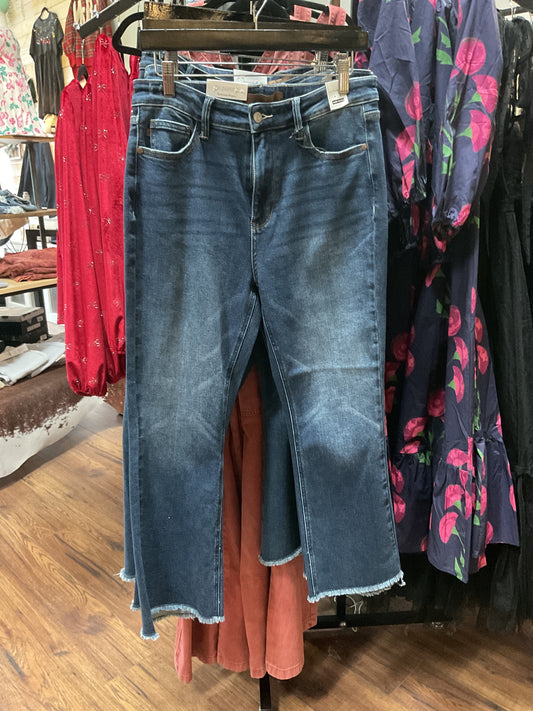 HW Dark Wash Kick Flare