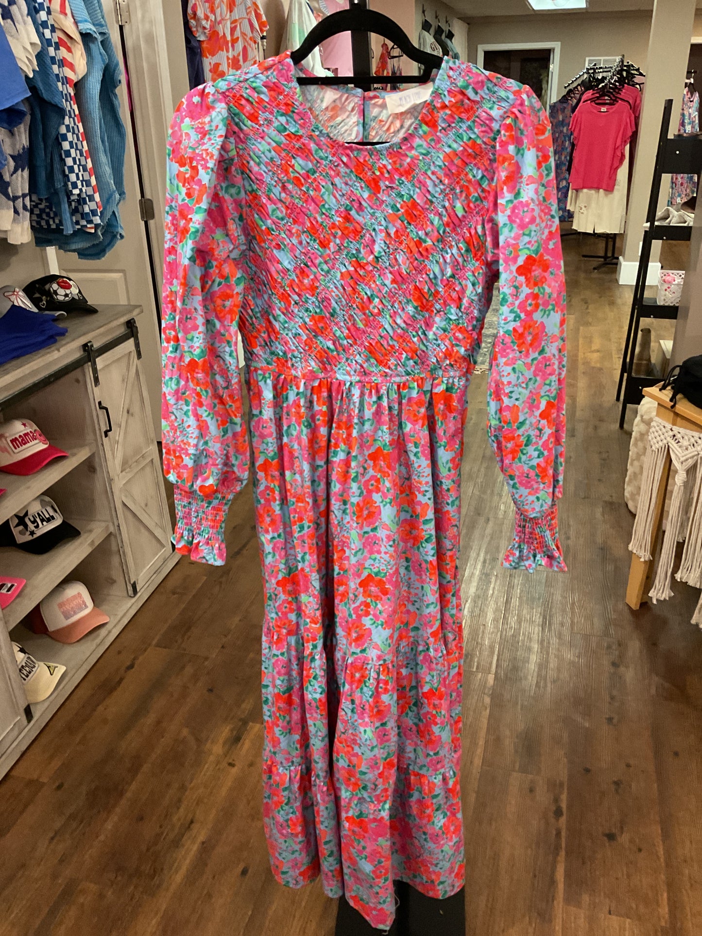 Floral Smock Dress