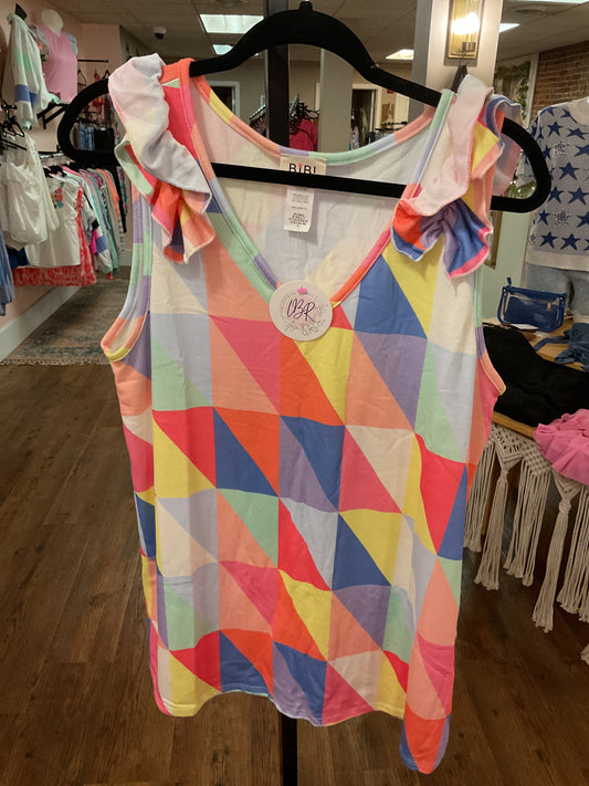 Ruff Multi V Neck Tank