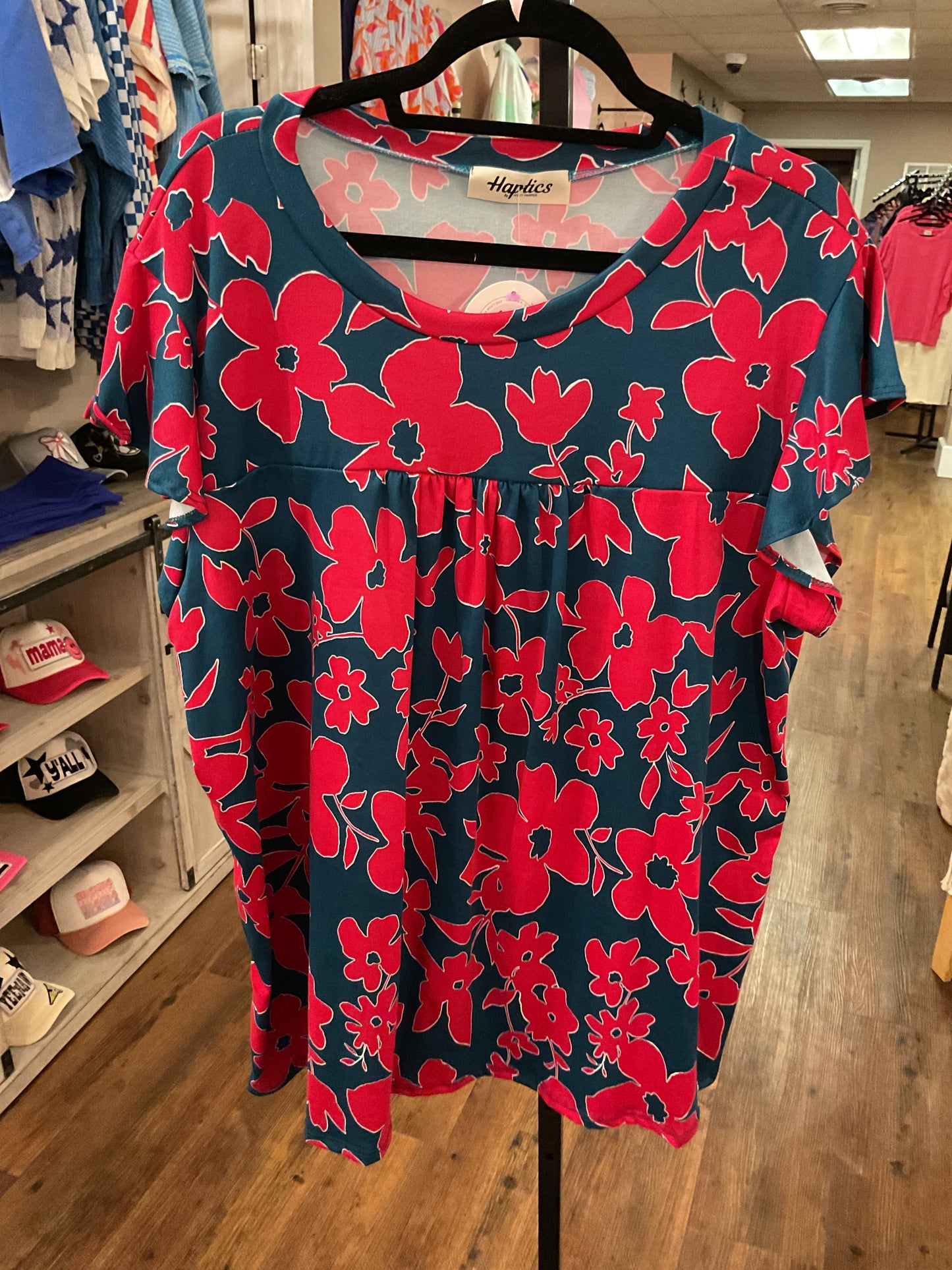 PS Berry Floral Top
