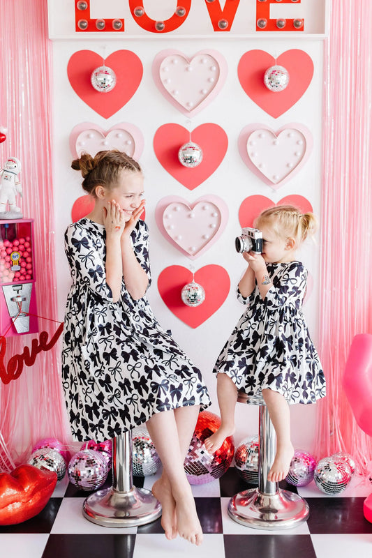 Blk Bow Dress