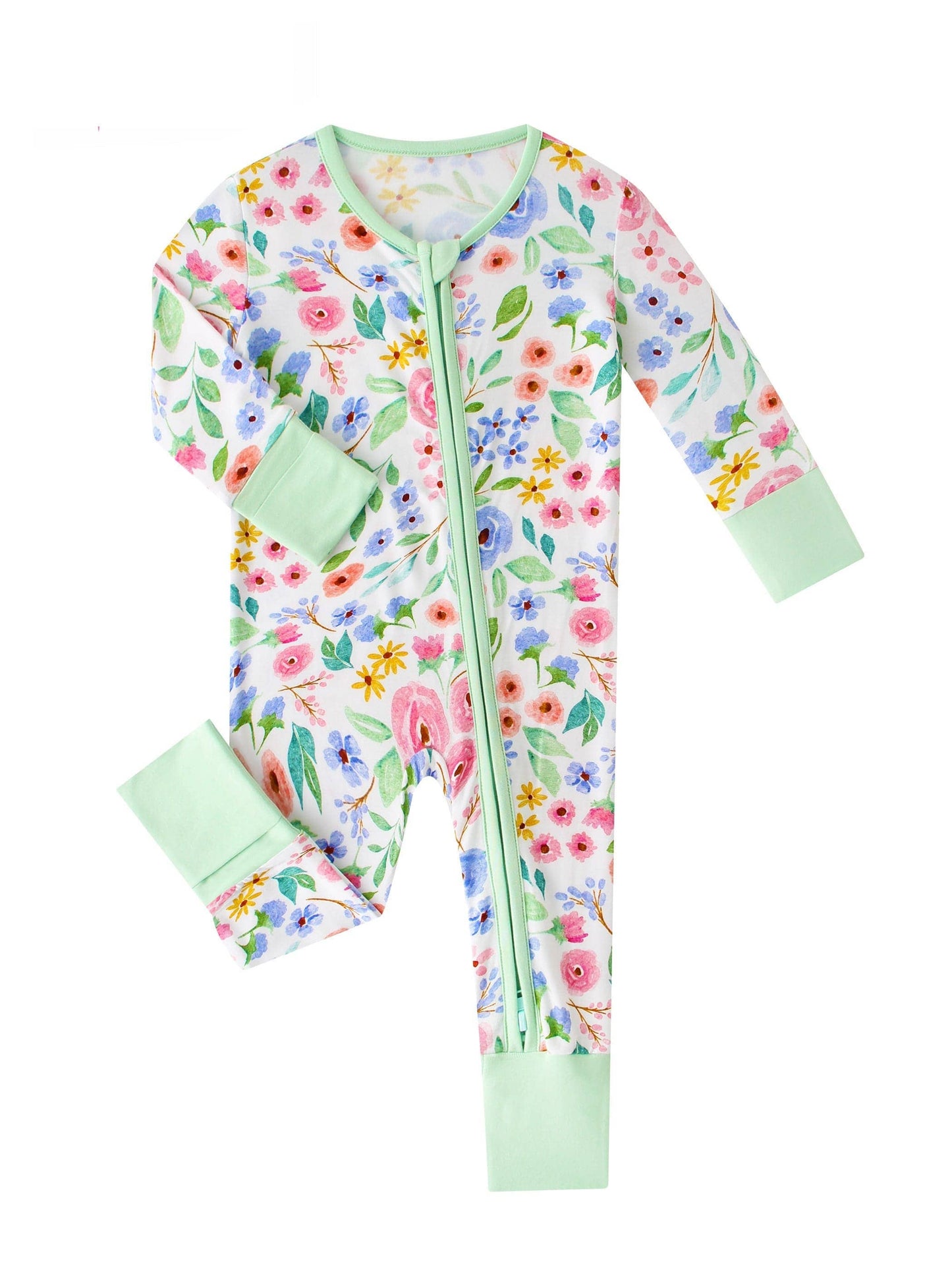 Ditsy Floral Bamboo Zippy