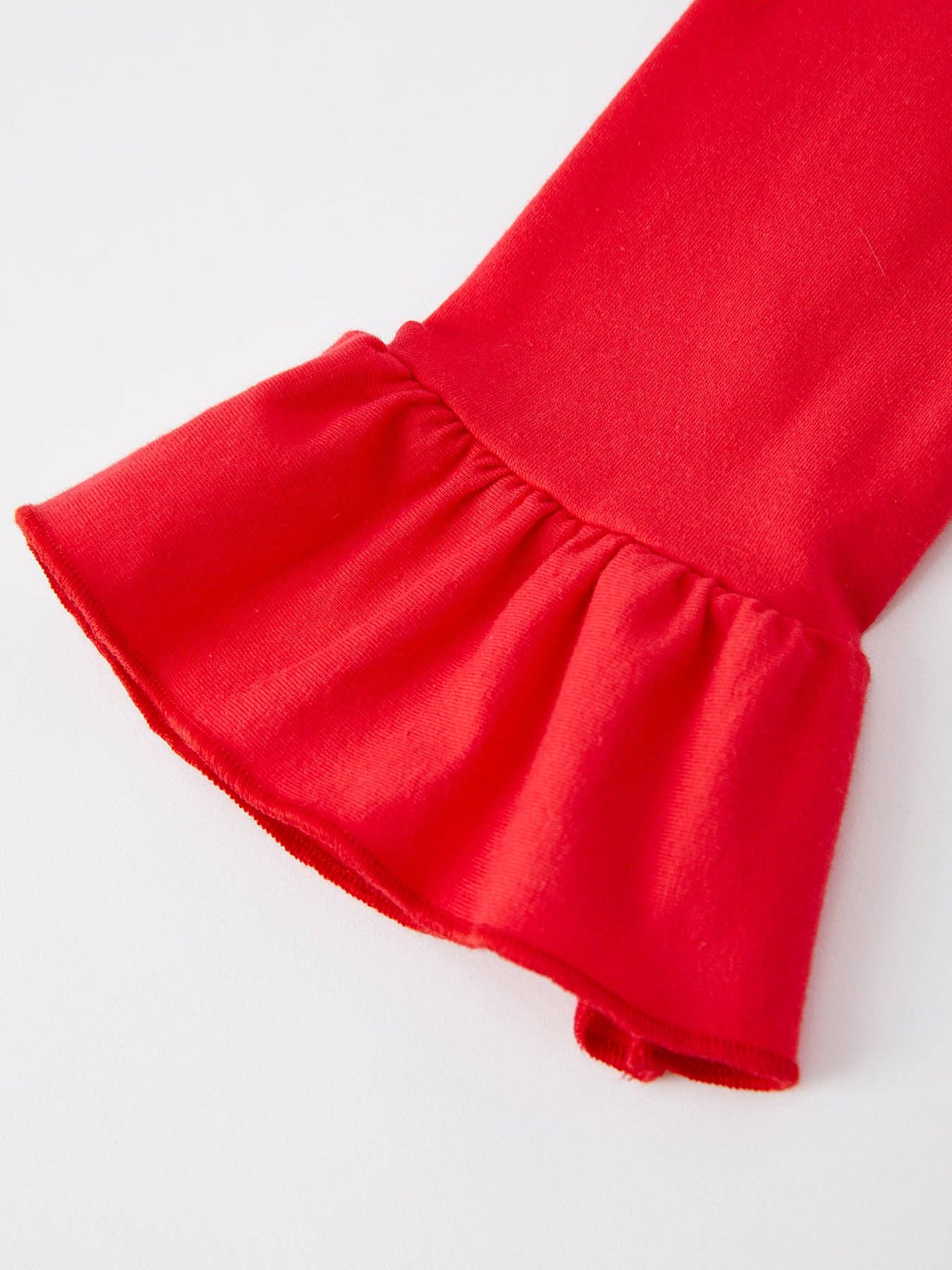 Red Girls Embroidered Pajamas