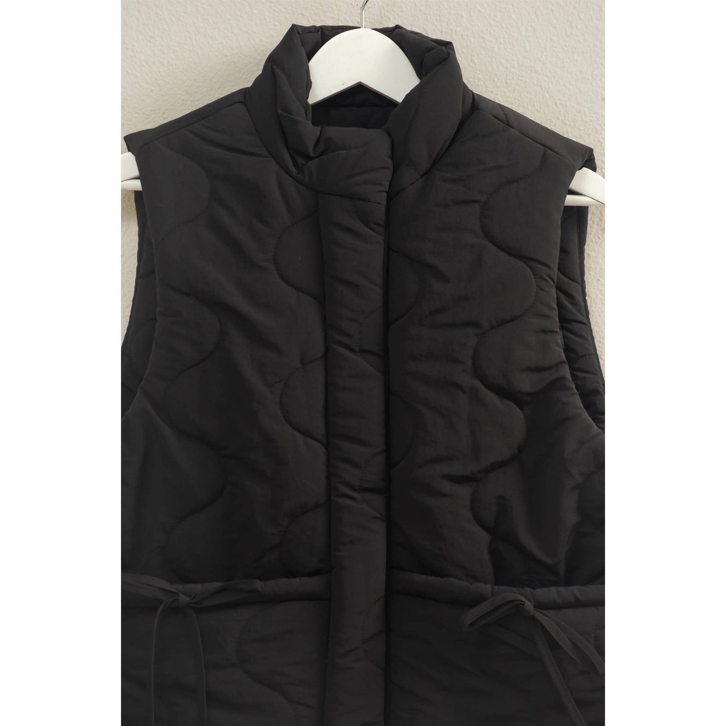 Quilted Ribbon Puffer Vest